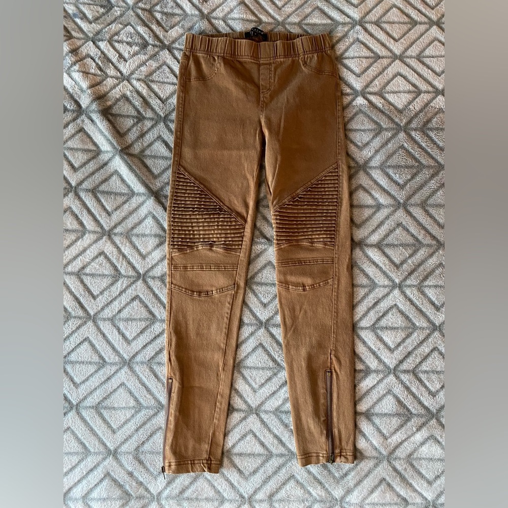 Brown Ribbed Legging